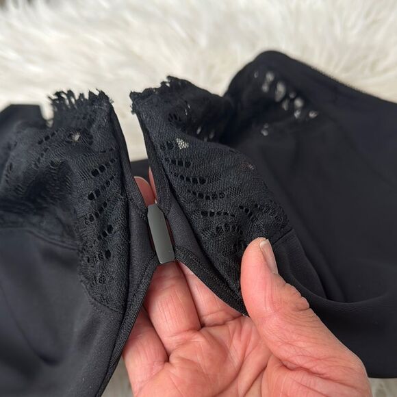 GLAMORISE Elegant Black Lace Women's Bra Size 42H - Picture 6 of 11